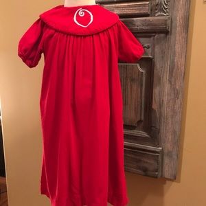 Lolly Wally doodle thin line corduroy dress